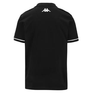 Polo de rugby negro para niño de Kappa Barli ver 0
