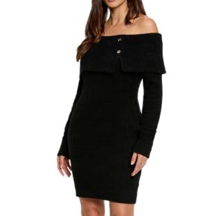 Morgan Vestido Negro Mujer RMBOGO ver 0