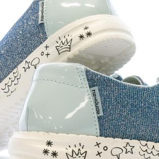 Hey Dude Wendy Blue Mixed Shoes Photo of the Espace des Marques %store% store - view of %key%
