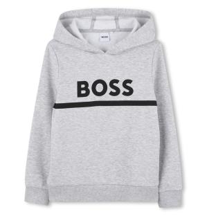 Sudadera con capucha gris para niño de Hugo Boss J52748 ver 0