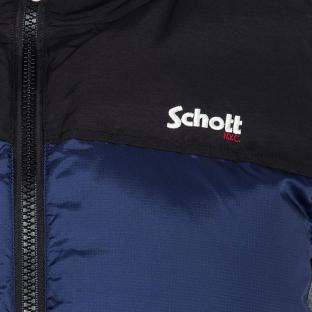 Chaqueta de pluma sin mangas Schott Azul Hombre UTAHV ver 0