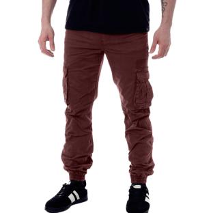 Cargohose Bordeaux Mann Paname Brothers Carlos Ansicht 0