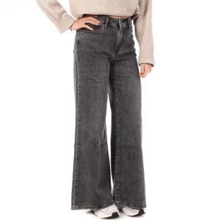 Jean Baggy Large Gris Femme Oraije Palazzo Pietro vue 0