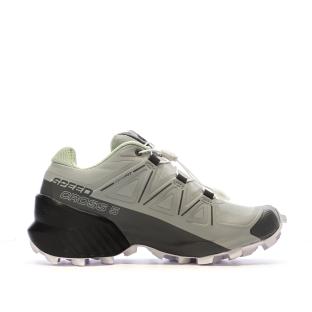 Zapatillas de senderismo grises para mujer Salomon Speedcross ver 0
