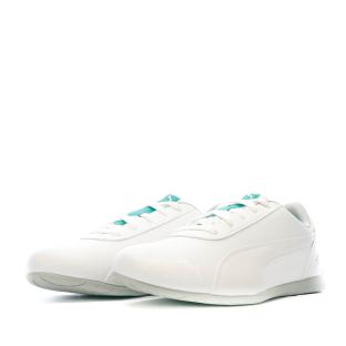 Baskets Blanc Homme Puma Mercedes Mapf1 Neo Cat vue 0