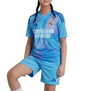 Real Madrid Mini-Kit de Gardien Bleu Adidas 24/25 vue 0