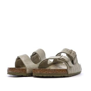 Sandales Vertes Olive Mixte Birkenstock Arizona vue 0
