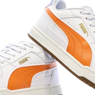Baskets Blanche/Orange Ado Puma Caven Iii Retro vue 0