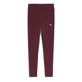 Pantalones de chándal Puma Ess de cintura alta para mujer, color burdeos ver 0