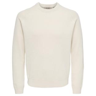 Weißer Herrenpullover von Only & Sons 22040272 Ansicht 0