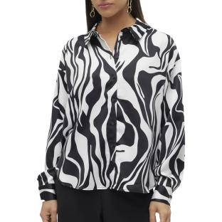 Vero Moda Women's Black/White Merle Shirt Photo of the Espace des Marques %store% store - view of %key%
