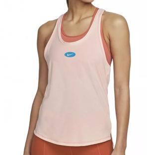Débardeur Rose Femme Nike One Luxe10 vue 0