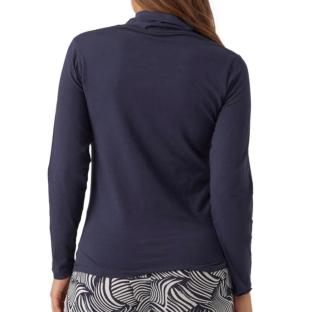 T-Shirt Langarm Marine Frau Mamalicious Rollneck Ansicht 0