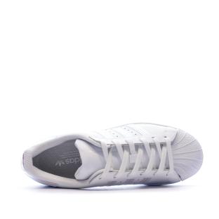 Superstar J Baskets blanches junior Adidas vue 0
