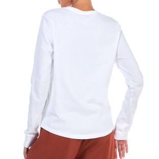 Nike Ftra Women's White Long Sleeve T-Shirt Photo of the Espace des Marques %store% store - view of %key%