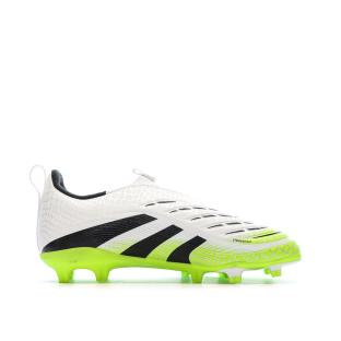 Chaussures de Foot Blanc/Jaune Junior Adidas Predator League Ll FG/MG vue 0