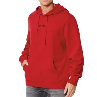 Sweat à Capuche Rouge Homme Guess Roy vue 0