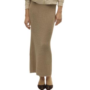 Jupe Longue Camel Femme Vero Moda Puff vue 0