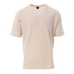 Camiseta hombre beige RMS26 91286 ver 0
