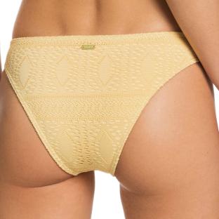 Women's Yellow Crochet Bikini Briefs Roxy Sweet Wildness Photo of the Espace des Marques %store% store - view of %key%