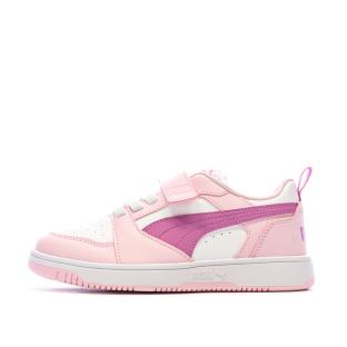 Baskets Rose Pale Fille Puma Rebound vue 0