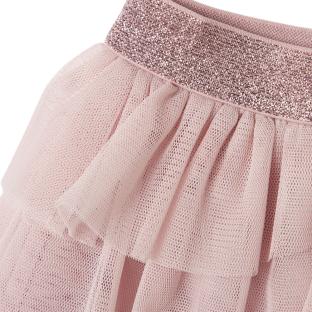 Falda de tul rosa en línea A para niñas Name it Flenora ver 0