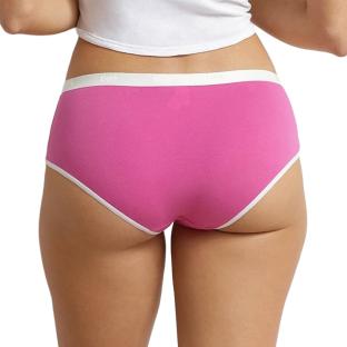 X3 Boxers Rose Femme Dim Shorty Femme Les Pockets Coton vue 0