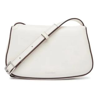 Bolso bandolera blanco para mujer Calvin Klein Jeans Flap Camera ver 0