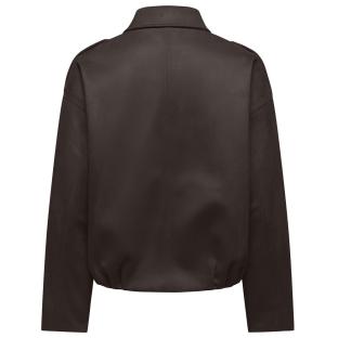 Veste en Suédine Marron Foncé Femme Only Amber vue 0