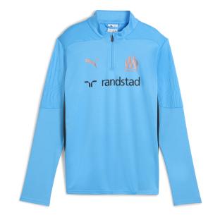 OM Sweat 1/4 Zip Training Blue Junior Puma 2024/2025 Photo of the Espace des Marques %store% store - view of %key%