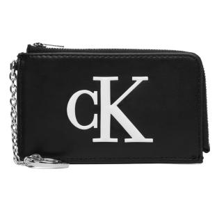 Portemonnaie Noir/Blanc Femme Calvin Klein Jeans Bold vue 0