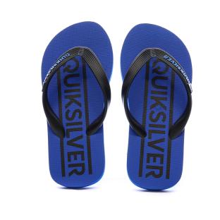 Tongs Bleu/Noir Garçon Quiksilver Java vue 0