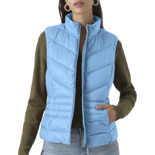 Women's blue sleeveless down jacket Vero Moda Sorayasiv Photo of the Espace des Marques %store% store - view of %key%