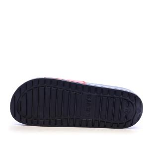Claquettes Rouge Garçon Levi's June vue 0