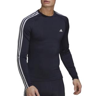 T-shirt Manches Longues Marine Homme Adidas HJ9912 vue 0