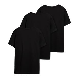3er-Pack Schwarze Herren-T-Shirts Teddy Smith Kaskade Ansicht 0