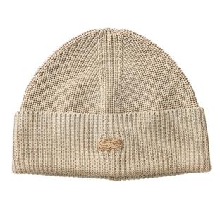 Bonnet Beige Homme Lacoste viennese vue 0