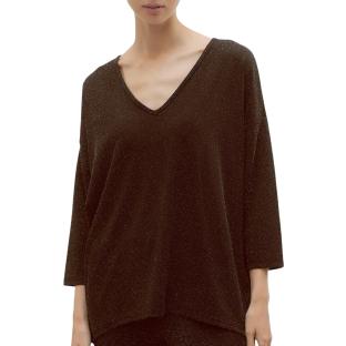 T-Shirt Marron Femme Vero Moda Kanva vue 0