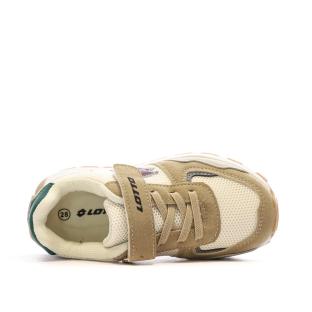 Baskets Beige Garçon Lotto Capri vue 0
