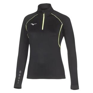 Sweat Noir Femme Mizuno Warmer vue 0