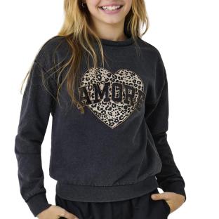 Sudadera Gris Niña Kids ONLY Gruna ver 0