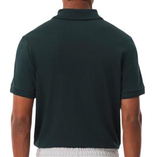 Polo Vert Sapin Homme Lacoste Fit Pima vue 0