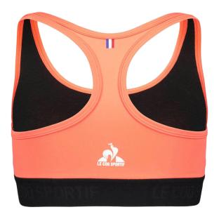 Sujetador Naranja/Negro Mujer Le Coq Sportif Training ver 0