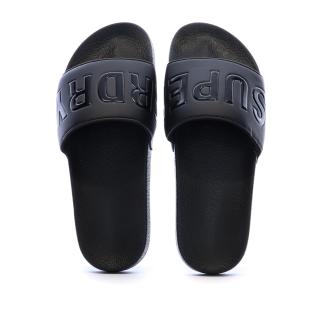 Claquettes Noir Homme Superdry Pool Slide vue 0