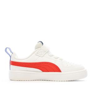Baskets Blanc/Rouge Fille/Garçon Puma Rickie vue 0