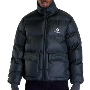 Daunenjacke Schwarz Mann Converse Super Ansicht 0