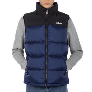 Chaqueta de pluma sin mangas Schott Azul Hombre UTAHV ver 0