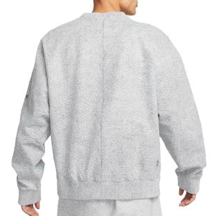 Sweat Gris texturé Homme Nike Crew vue 0