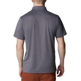 Polo gris para hombre Columbia Hike ver 0