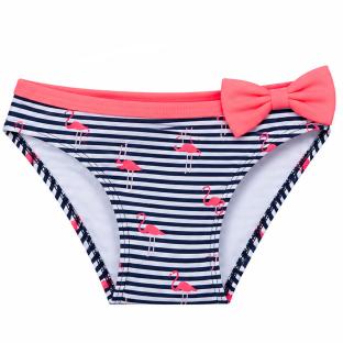 Bas de Maillot de bain Marine/Blanc/Rose Fille Lagon Bleu Alyssa vue 0